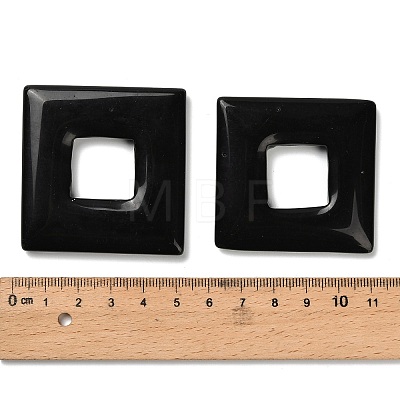 Natural Obsidian Big Pendants G-Z097-03-1