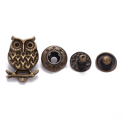 Brass Snap Buttons SNAP-S012-008-RS-1