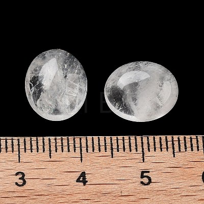 Natural Quartz Crystal Cabochons G-G145-01A-37-1