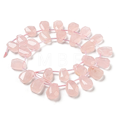 Natural Rose Quartz Beads Strands G-Z040-A02-01-1