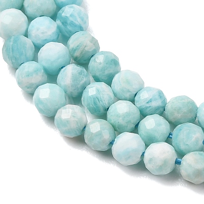 Natural Amazonite Beads Strands G-F619-26-3mm-1
