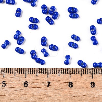 Baking Paint Glass Seed Beads SEED-A033-04E-1