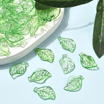 Transparent Acrylic Pendants X-DBLA156-8-1