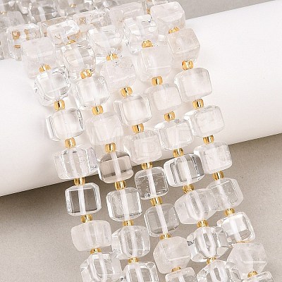 Natural Quartz Crystal Beads Strands G-F832-A01-01-1