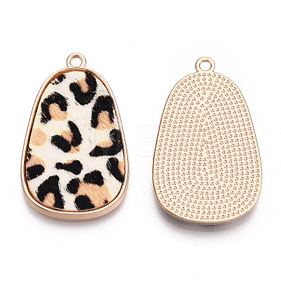 Eco-Friendly Cowhide Leather Pendants FIND-N049-03P-1