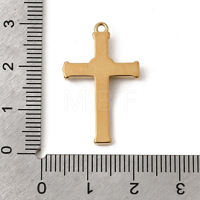 304 Stainless Steel Rhinestone Pendants STAS-B128-09G-02-1