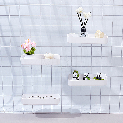 4Pcs Plastic Hanging Trays for Mesh Display AJEW-GO0004-51-1