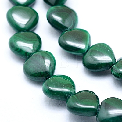 Natural Malachite Beads Strands G-D0011-02-10mm-1