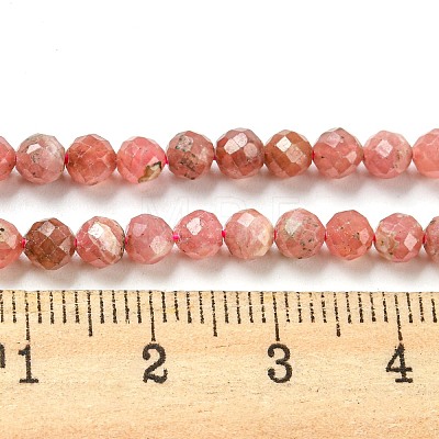 Natural Rhodonite Beads Strands G-F509-41-4mm-1