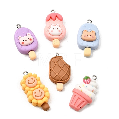 Opaque Resin Pendants LS-CRES-D313-06P-1