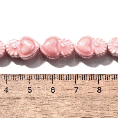 Handmade Porcelain Beads Strands PORC-I028-01I-1