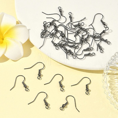 Brass Earring Hooks X-KK-S075-B-1