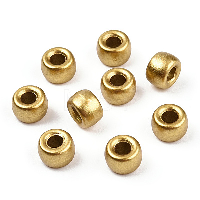 Spray Painted Plastic Beads KY-T025-01-G01-1