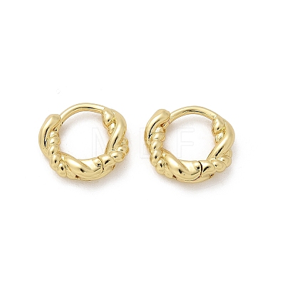 Brass Hoop Earrings EJEW-Q015-03G-01-1