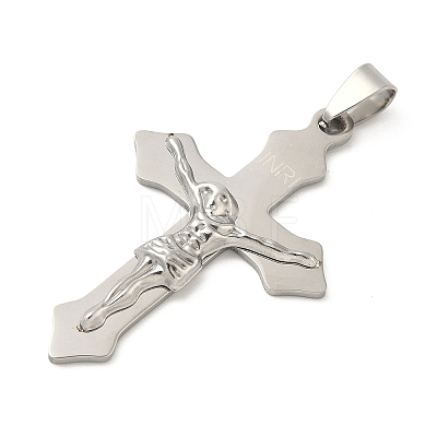201 Stainless Steel Laser Cut Pendants STAS-P428-13P-01-1