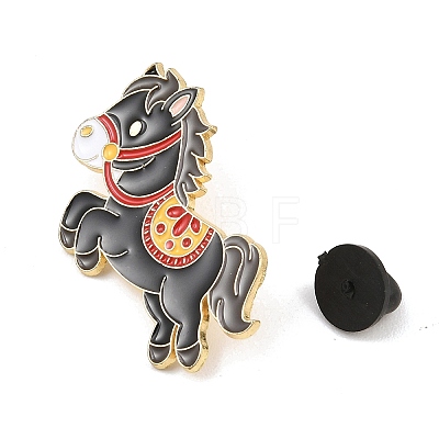 Horse Enamel Pins JEWB-L023-05A-G-1