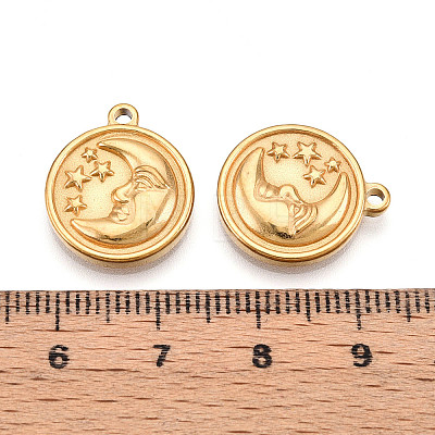 304 Stainless Steel Pendants STAS-N109-106G-1