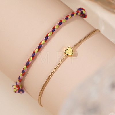 2Pcs Adjustable Bracelet Set PP9415-1-1
