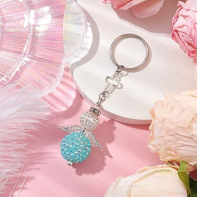 Seed Beads Keychain KEYC-MZ00013-02-1