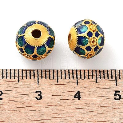 Alloy Enamel Beads ENAM-B001-07A-1