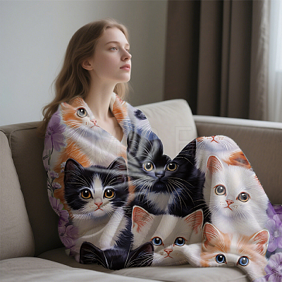 Rectangle Velet Blanket AJEW-WH0574-015-1