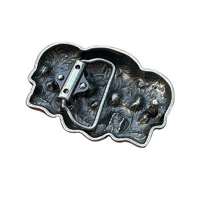 Tibetan Style Alloy Belt Buckle PW-WGAB3F9-01-1