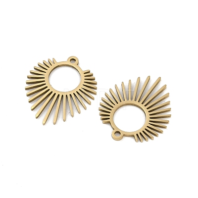 201 Stainless Steel Pendants STAS-U052-02E-G-1