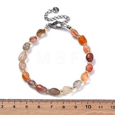 Natural Carnelian Beaded Bracelets for Women G-P563-07P-18-1