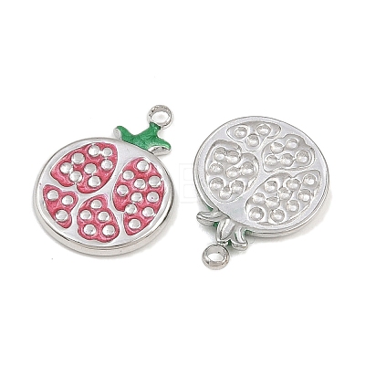 304 Stainless Steel Enamel Pendants STAS-Z166-23E-P-1