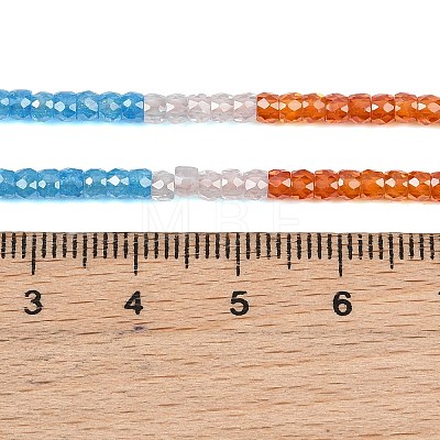 Cubic Zirconia Beads Strands ZIRC-P125-2x3mm-27-1