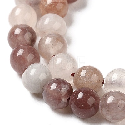 Natural Strawberry Quartz Beads Strands G-H298-A03-02-1