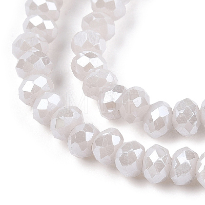 Electroplate Glass Beads Strands EGLA-A034-P1mm-A15-1-1
