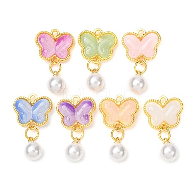 Alloy Resin Pendants RE-CBA9E22-03G-1