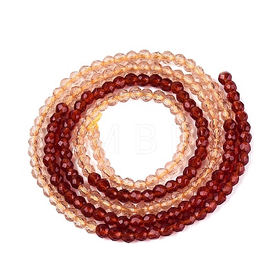 Transparent Glass Beads Strands GLAA-N074-01A-18-1