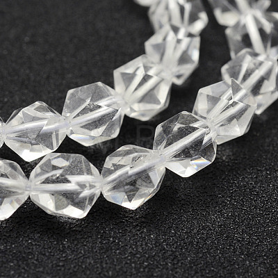 Natural Quartz Crystal Beads Strands G-F523-46-8mm-1