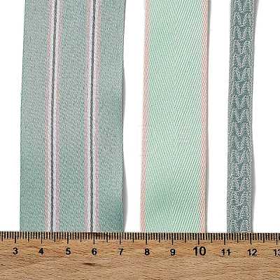 9 Yards 3 Styles Polyester Ribbon SRIB-C002-06F-1