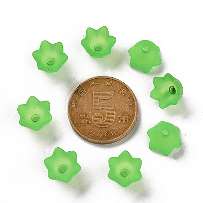 Transparent Acrylic Beads Caps X-PL543-9-1