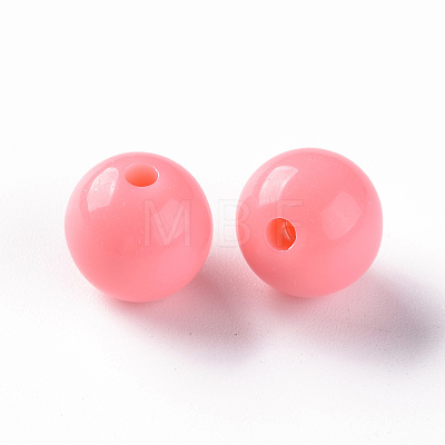 Opaque Acrylic Beads MACR-S370-C10mm-A04-1