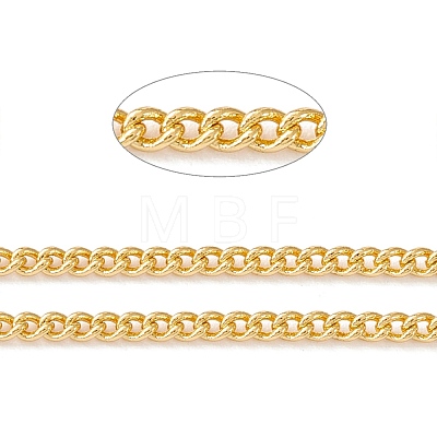 Brass Curb Chains CHC-O001-03G-1