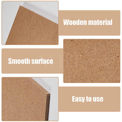 MDF Wood Boards AJEW-WH0471-02O-1