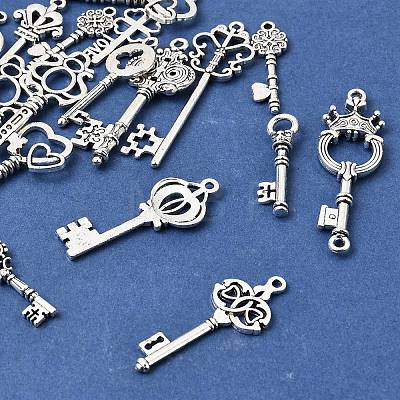Tibetan Style Alloy Pendants FIND-D040-01AS-1