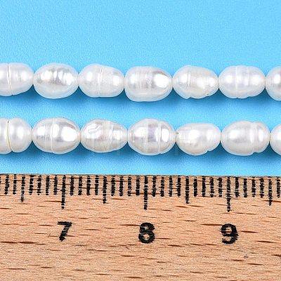 Natural Cultured Freshwater Pearl Beads Strands LS-PEAR-N012-04S-1