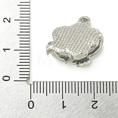 Alloy And Resin Pendants PALLOY-S029-01B-01-1