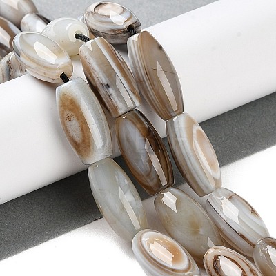 Natural Eye Agate Beads Strands G-NH0019-C04-05-1