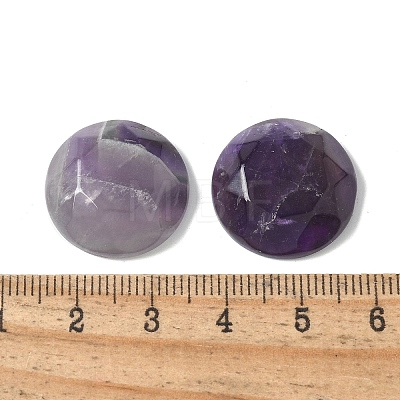 Natural Amethyst Cabochons G-Z075-04D-1