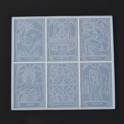 Tarot Cards Silicone Molds DIY-P020-04B-1