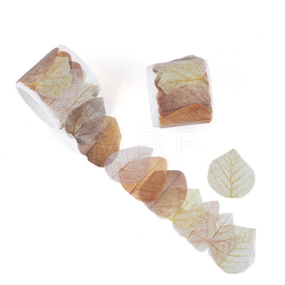 Autumn Leaf Paper Tape Stickers for Card Making DIY-TAC0032-23G-1