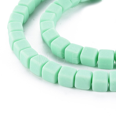 Handmade Polymer Clay Beads Strands X-CLAY-T020-09B-1