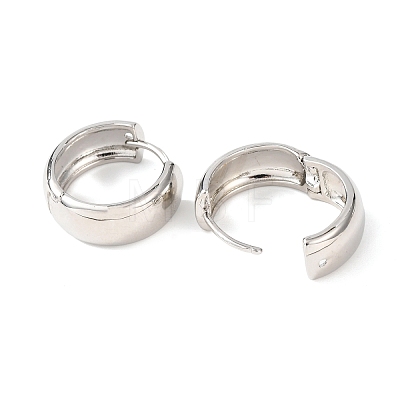 Brass Hoop Earrings EJEW-Q015-21A-P-1