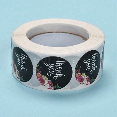 1 Inch Thank You Roll Stickers DIY-E023-07M-1